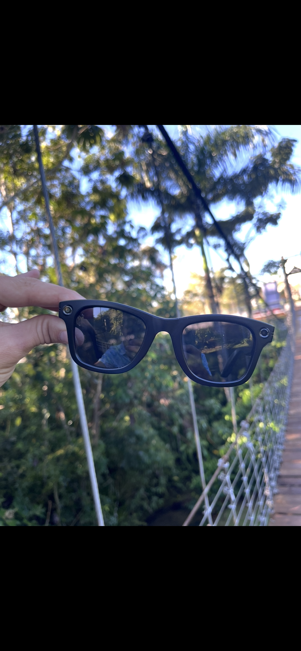 SmartWave Classic+ gafas inteligentes con cámara HD, audio open-ear, Bluetooth y resistencia IP65
