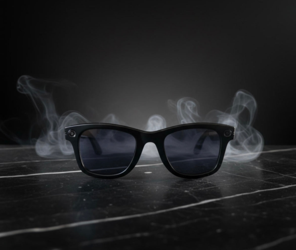 SmartWave Classic+ gafas inteligentes con cámara HD, audio open-ear, Bluetooth y resistencia IP65
