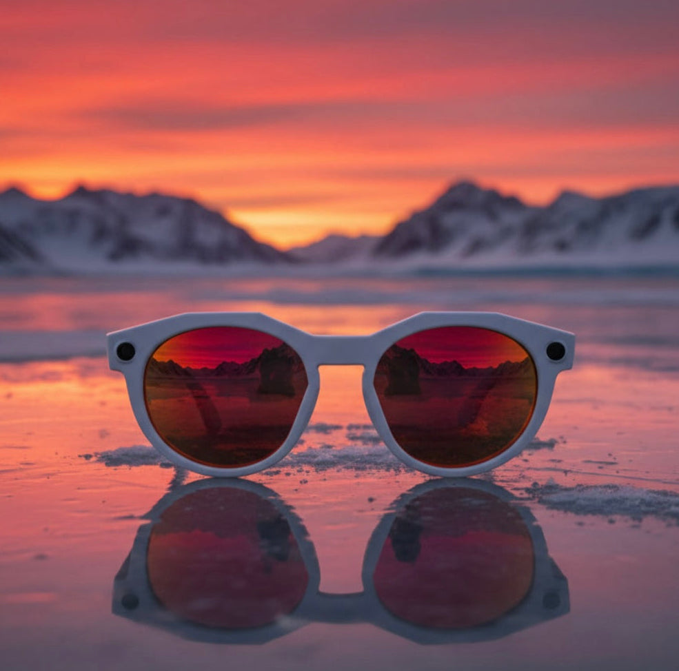 SmartWave Curve gafas inteligentes con cámara HD, diseño curvo, audio open-ear y conectividad Bluetooth
